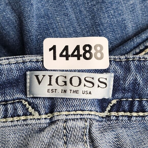 Vigoss Jeans Womens 4 Blue Skinny Leg Medium Wash Mid Rise Ankle Casual Denim - Picture 9 of 12
